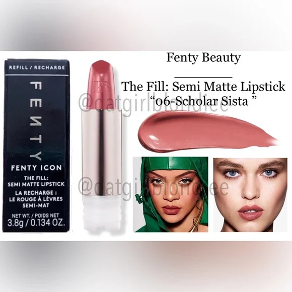 Fenty Beauty Makeup Fenty The Fill Semimatte Lipstick 6scholar